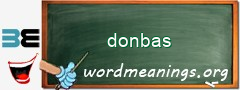 WordMeaning blackboard for donbas